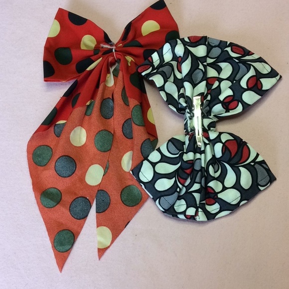 FINAL SALE PRICE 7 Piece Lot of Hair Clips/Bows - Picture 3 of 7